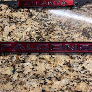 Atlanta Falcons license plate frame